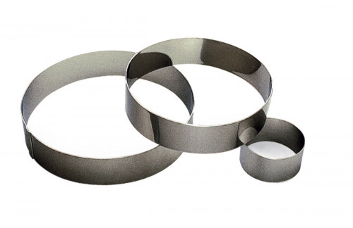 Cercle à vacherin inox Sans revêtement Ø 26 cm 6 cm Gobel