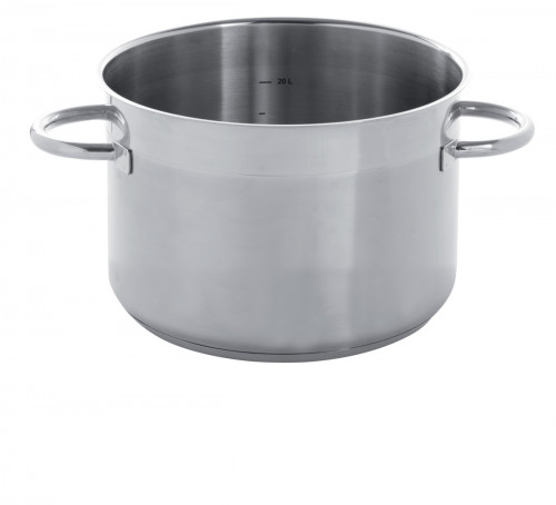 Braisière inox Sans revêtement Sans couvercle Ø 32 cm 19 cm 15,2 L Qualiplus Pro.cooker