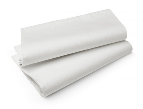 Nappe blanc non tissé 220x127 cm Evolin Duni (25 pièces)