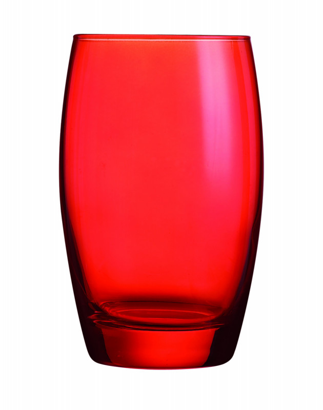 Gobelet forme haute rouge 35 cl Salto Color Studio Arcoroc