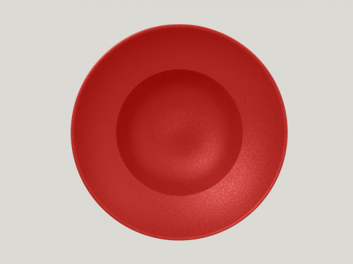 Assiette extra creuse rond rouge porcelaine Ø 23 cm Neo Fusion Rak