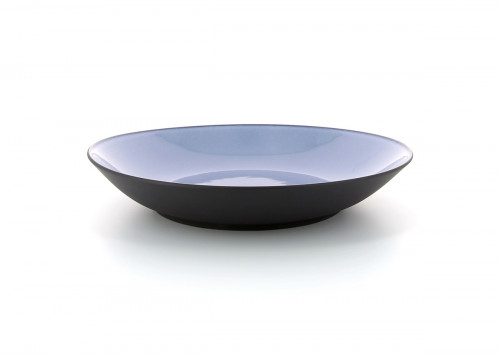 Assiette coupe creuse rond bleu porcelaine Ø 27 cm Revol