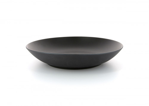 Assiette coupe creuse rond noir porcelaine Ø 27 cm Revol