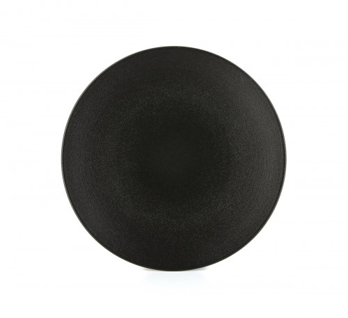 Assiette coupe plate rond noir porcelaine Ø 28 cm Revol