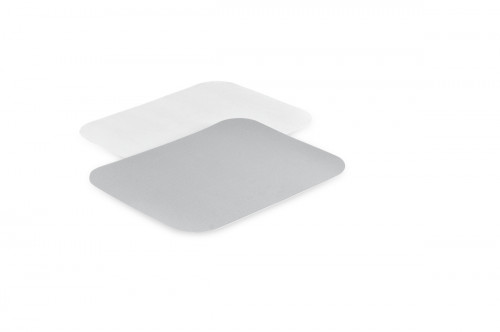 Couvercle pour barquette 200CL rectangulaire gris 25,3x18,4 cm (100 pièces)