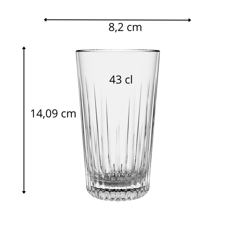 Gobelet forme haute verre 43 cl Mix And Co Vidivi