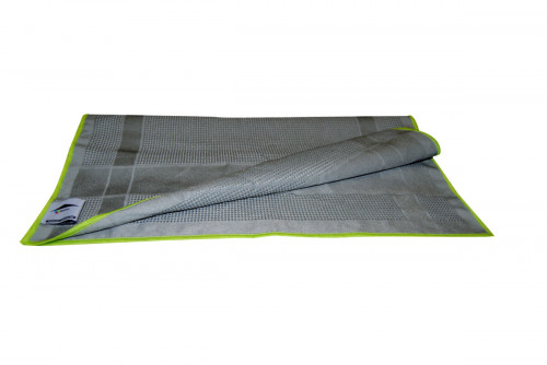 Torchons essuie-verres gris 70x42 cm Delta (2 pièces)