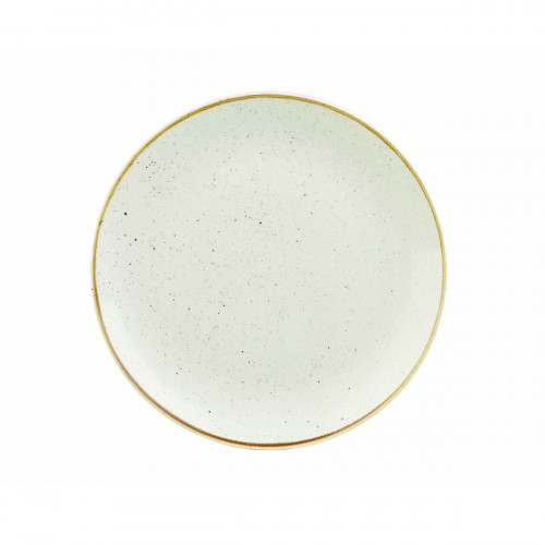 Assiette coupe plate rond barley white porcelaine Ø 28,8 cm Stonecast Churchill
