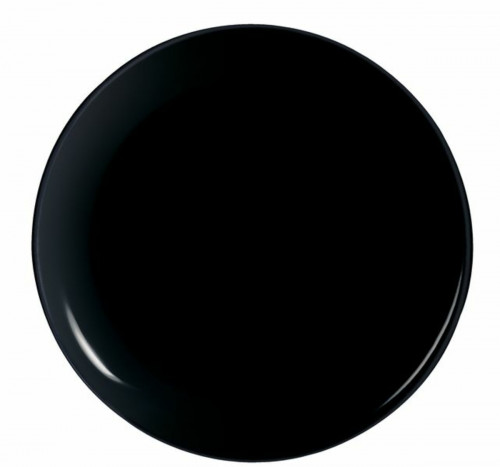 Assiette à pizza rond noir verre Ø 32,1 cm Evolutions Arcoroc Arcoroc