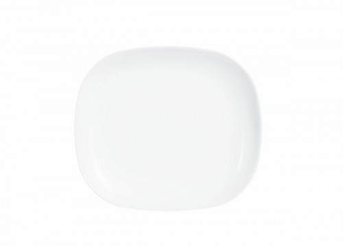 Assiette plate rectangulaire blanc verre 21,5x19 cm Evolutions Arcoroc Arcoroc