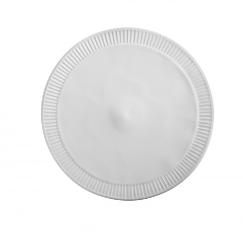 Assiette extra plate rond blanc porcelaine Ø 25 cm Plisse Pillivuyt