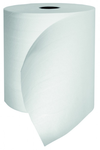 Essuie-mains blanc ouate de cellulose 165 m (6 pièces)
