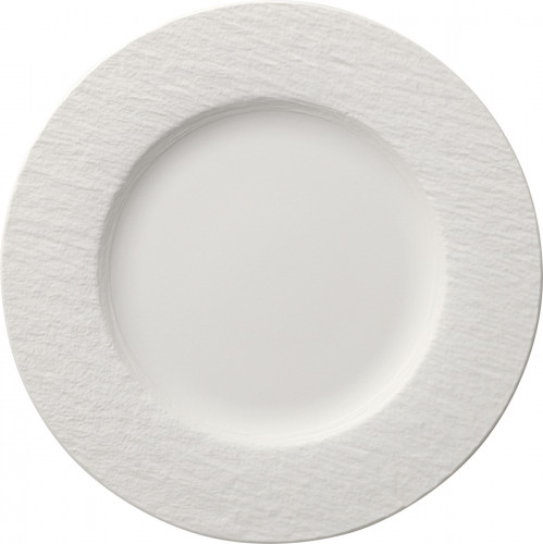 Assiette plate rond blanc porcelaine Ø 27 cm The Rock Villeroy & Boch