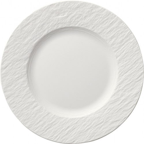 Assiette plate rond blanc porcelaine Ø 22 cm The Rock Villeroy & Boch