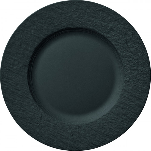 Assiette plate rond noir porcelaine Ø 27 cm The Rock Villeroy & Boch