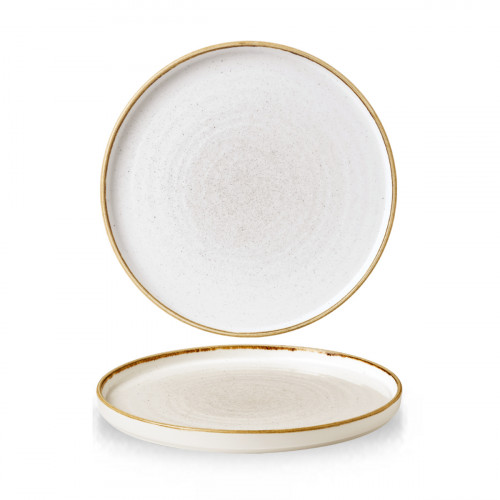 Assiette plate rond barley white porcelaine Ø 26 cm Stonecast Churchill
