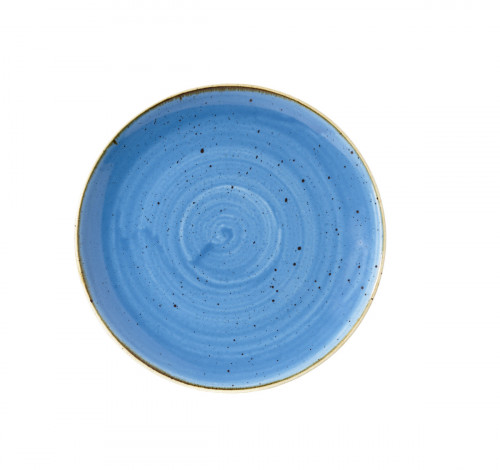 Assiette coupe plate rond Cornflower porcelaine Ø 21,7 cm Stonecast Churchill