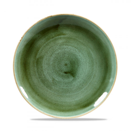 Assiette coupe plate rond Samphire porcelaine Ø 21,7 cm Stonecast Churchill