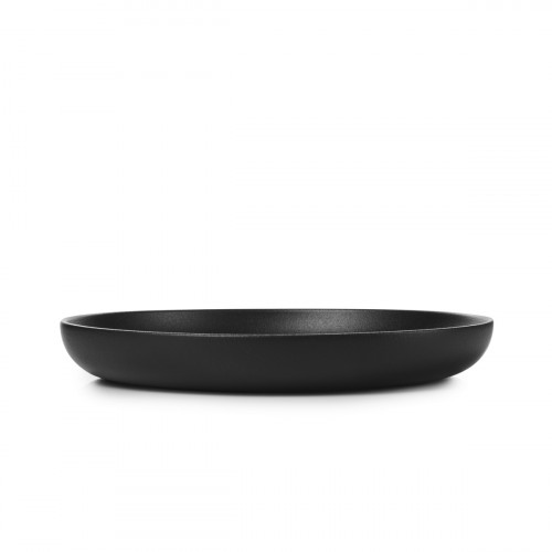 Assiette creuse rond noir porcelaine Ø 27 cm Adelie Revol