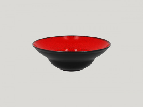 Assiette extra creuse rond rouge porcelaine Ø 26 cm Fire Rak