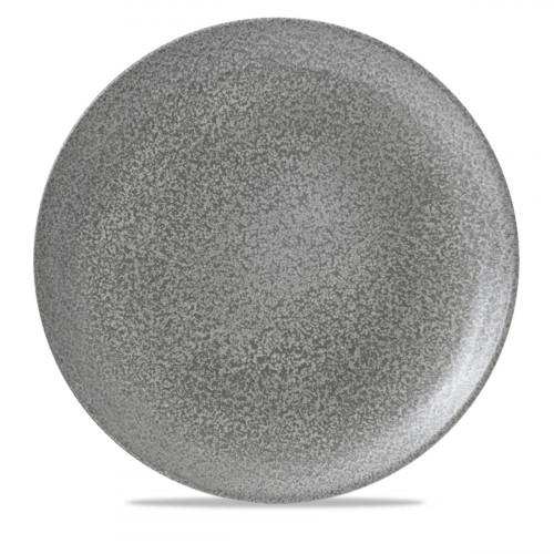 Assiette coupe plate rond gris porcelaine Ø 26 cm Evo Origins Dudson