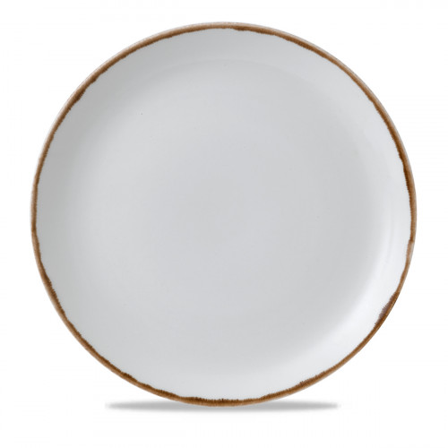 Assiette coupe plate rond blanc porcelaine Ø 28,8 cm Harvest Dudson