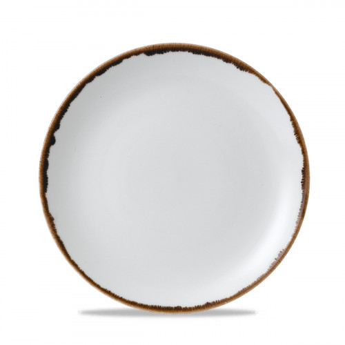 Assiette coupe plate rond blanc porcelaine Ø 21,7 cm Harvest Dudson