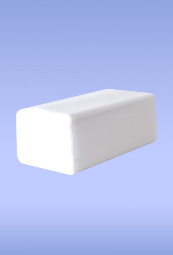 Essuie-mains blanc ouate de cellulose 21x23 cm (15 pièces)