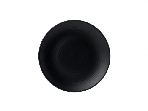 Assiette plate rond noir porcelaine Ø 27,3 cm Evo Dudson