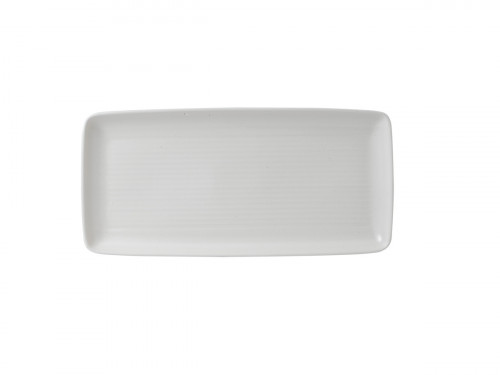 Assiette plate rectangulaire blanc porcelaine 36x17,1 cm Evo Dudson