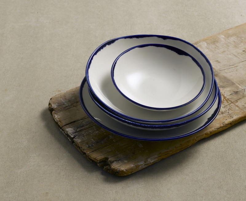 Assiette plate rectangulaire blanc porcelaine 29,8x15,3 cm Harvest Dudson