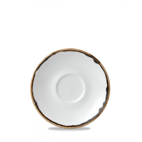 Sous tasse à café rond blanc porcelaine Ø 11,8 cm Harvest Dudson