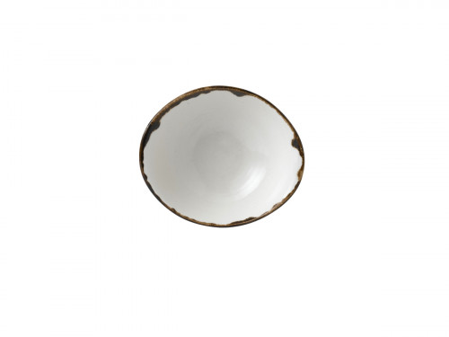 Bol à salade ovale blanc porcelaine 19,9 cm Harvest Dudson