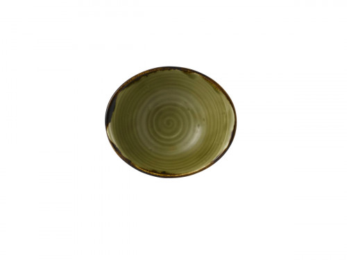 Bol à salade ovale vert porcelaine 19,9 cm Harvest Dudson