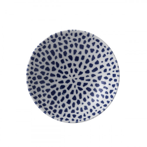 Assiette coupe creuse rond bleu porcelaine Ø 18,2 cm Terrazzo Dudson