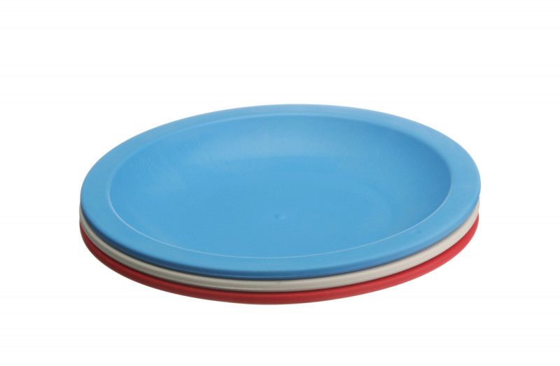 Assiette rond bleu végétal Ø 13,4 cm Lilitouch Saint Romain