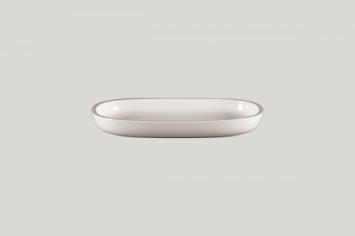 Plat ovale blanc porcelaine 22,5 cm Rakstone Ease Rak