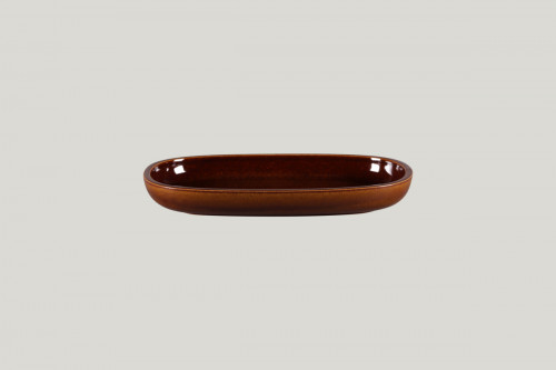 Plat ovale cuivre porcelaine 22,5 cm Rakstone Ease Rak