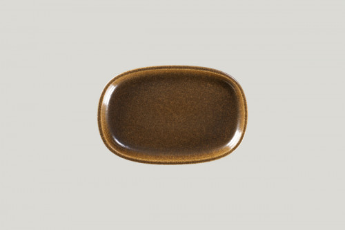 Plat ovale bronze porcelaine 22,5 cm Rakstone Ease Rak