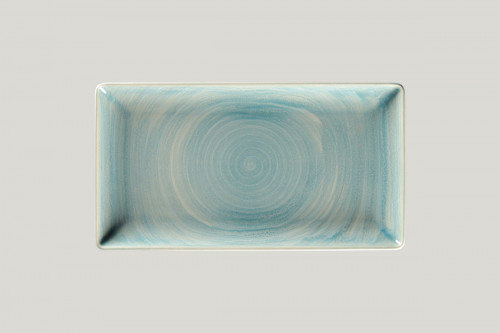 Assiette plate rectangulaire Saphire porcelaine 33,8x18,3 cm Rakstone Spot Rak