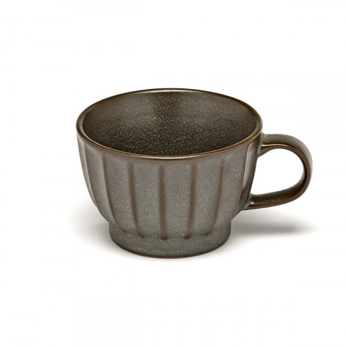 Tasse à expresso vert grès émaillé 10 cl Ø 7,5 cm Inku Serax