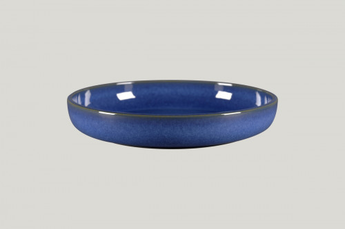 Assiette creuse rond bleu porcelaine Ø 26 cm Rakstone Ease Rak