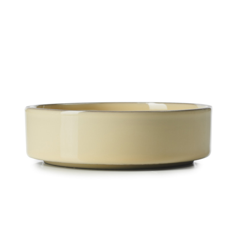 Coupelle rond beige porcelaine culinaire Ø 11 cm CaractÈre Revol