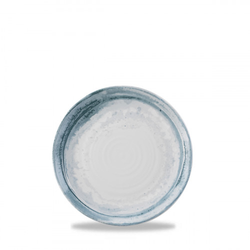 Assiette coupe plate rond bleu porcelaine Ø 27 cm Finca Dudson
