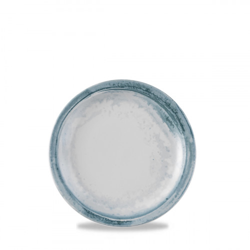 Assiette plate rond bleu porcelaine Ø 25,5 cm Finca Dudson