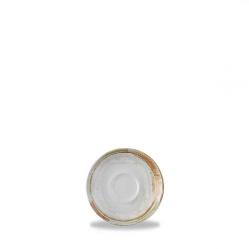 Sous tasse à café rond beige porcelaine Ø 11,8 cm Finca Dudson