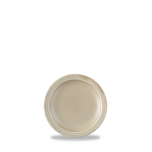 Assiette plate rond beige porcelaine Ø 15,2 cm Norse Harvest Dudson