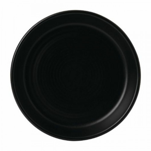 Assiette à tapas rond noir porcelaine Ø 11,8 cm Evo Dudson