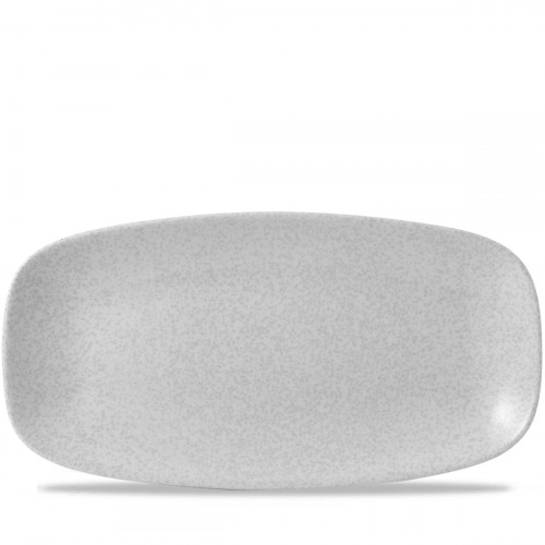 Assiette coupe plate rectangulaire blanc porcelaine 35,5 mm x 18,9 cm Evo Origins Dudson