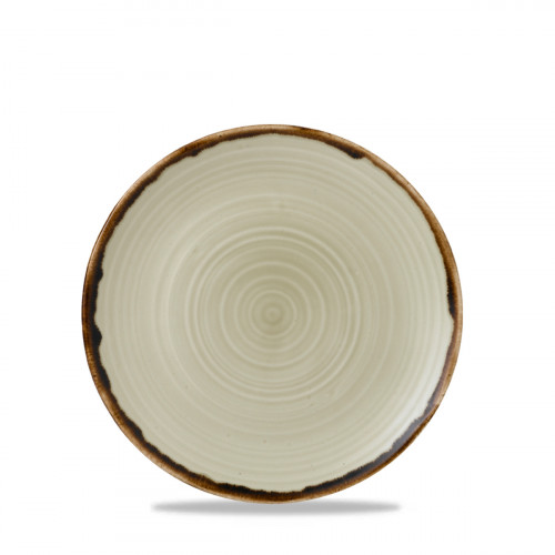 Assiette coupe plate rond beige porcelaine Ø 29 cm Harvest Dudson
